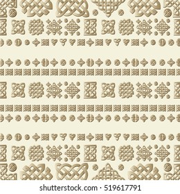 Celtic knot seamless pattern