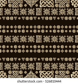 Celtic knot seamless pattern