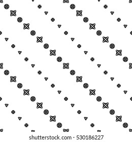 Celtic knot seamless pattern