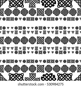 Celtic knot seamless pattern