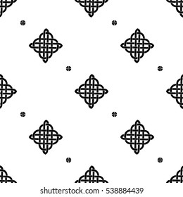 Celtic knot seamless pattern