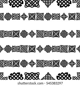 Celtic knot seamless pattern