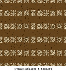 Celtic knot seamless pattern