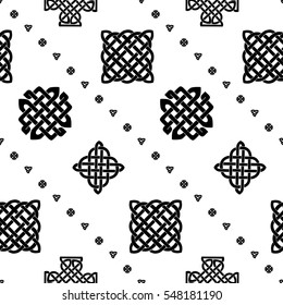 Celtic knot seamless pattern