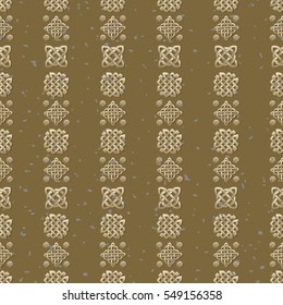 Celtic knot seamless pattern