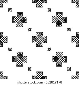 Celtic knot seamless pattern