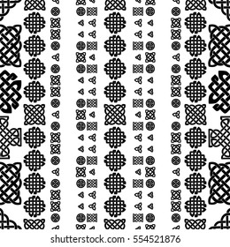 Celtic knot seamless pattern