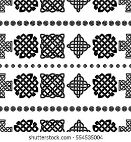 Celtic knot seamless pattern