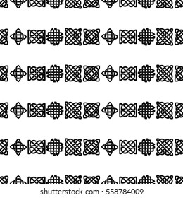 Celtic knot seamless pattern
