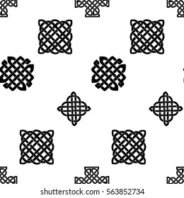 Celtic knot seamless pattern
