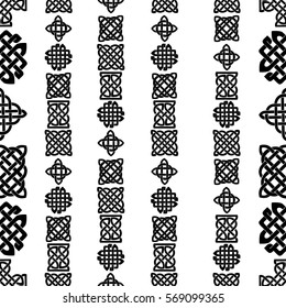Celtic knot seamless pattern