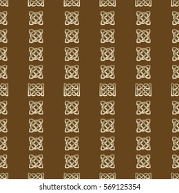 Celtic knot seamless pattern