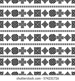 Celtic knot seamless pattern