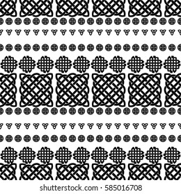 Celtic knot seamless pattern
