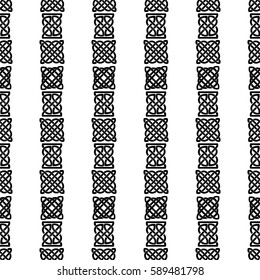 Celtic knot seamless pattern