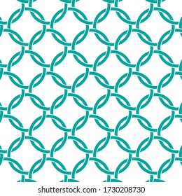 Celtic Knot seamless pattern background.