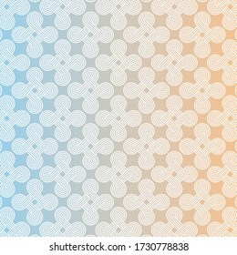 Celtic Knot seamless pattern background.