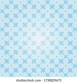 Celtic Knot seamless pattern background.