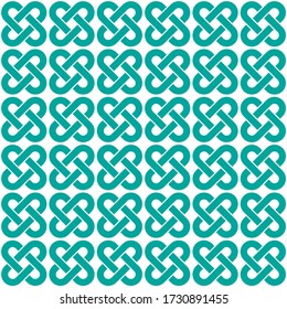 Celtic Knot seamless pattern background.