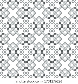 Celtic Knot nahtlos Muster Hintergrund.