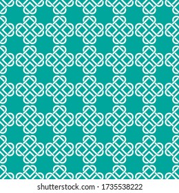 Celtic Knot seamless pattern background.