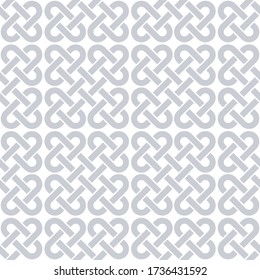 Celtic Knot seamless pattern background.