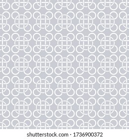 Celtic Knot seamless pattern background.
