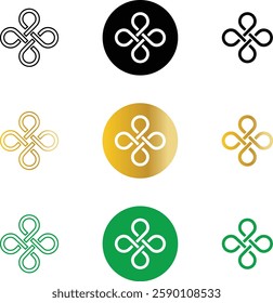 celtic knot simple interlocking symbols