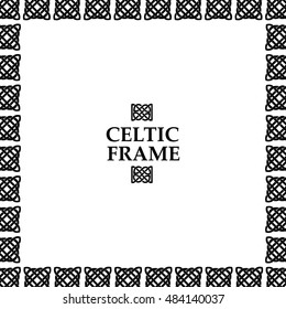 Celtic knot square frame