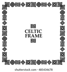 Celtic knot square frame