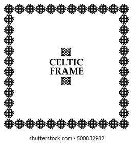 Celtic knot square frame