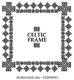 Celtic knot square frame