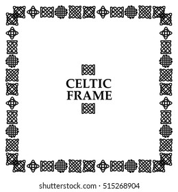 Celtic knot square frame