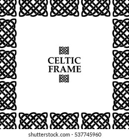 Celtic knot square frame