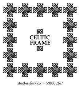 Celtic knot square frame