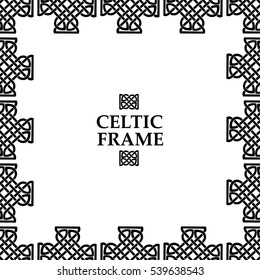 Celtic knot square frame