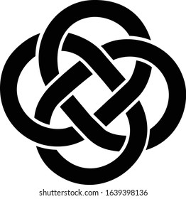 The Celtic Knot symbol . Vector