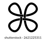 celtic knot trinity endless vector on white background for tattoo symbol religion icon logo. vector illustration