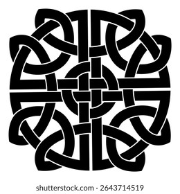 nó celta trinity no fundo branco para tatuagem símbolo ícone da religião logotipo. ilustração vetorial
