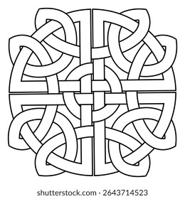 nó celta trinity no fundo branco para tatuagem símbolo ícone da religião logotipo. ilustração vetorial
