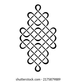 Celtic knot, vector graphic design element