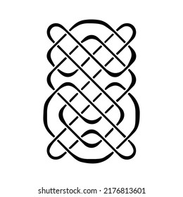 Celtic knot, vector graphic design element