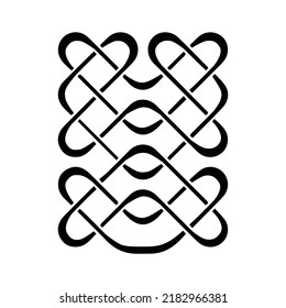 Celtic knot, vector graphic design element