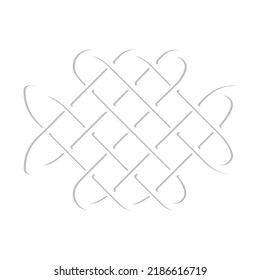 Celtic knot, vector graphic design element