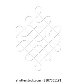 Celtic knot, vector graphic design element