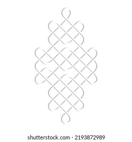 Celtic knot, vector graphic design element