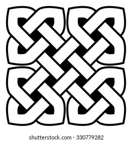 Celtic Knot Vector Illustration Pointed Corners Stock Vector (Royalty ...