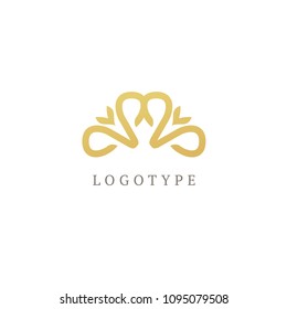 Celtic knot vector. Ornamental tattoo symbol. Luxury circle retro emblem.Traditional scottish vector logo. Simple Line Art Ornate Design. Vintage geometric Vector Illustration.