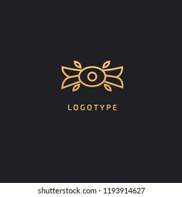 Celtic knot vector. Ornamental tattoo symbol. Luxury circle retro emblem.Traditional scottish vector logo. Simple Line Art Ornate Design. Vintage geometric Vector Illustration.