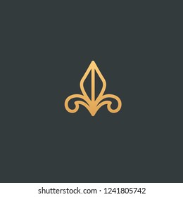 Vector de nudo celta. Símbolo de tatuaje ornamental. emblema retro de círculo de lujo.Logo vector tradicional.  Diseño de la línea simple Art Ornate. Ilustración de vectores geométricos vintage. 